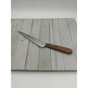 Vegetable #4 Utility All Purpose Carving Slicing Knife Serrated 2 Prongs